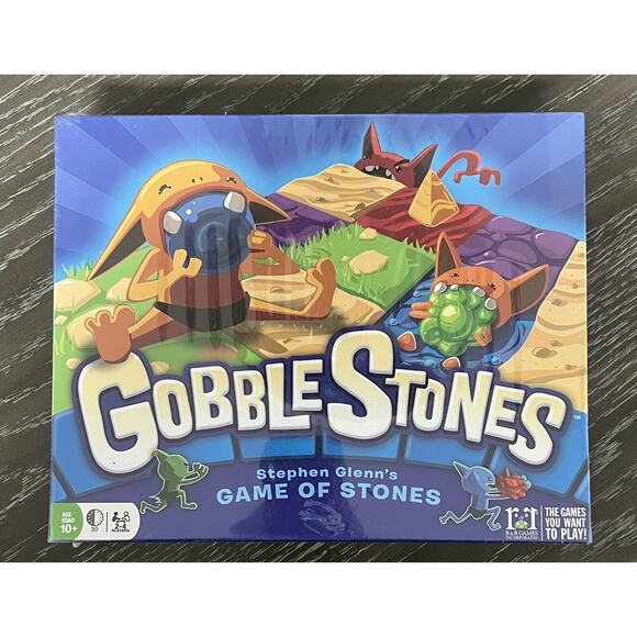 Gobble Stones Board Game by Stephen Glenn 2015 R & R Games, New and Sealed - Picture 1 of 7